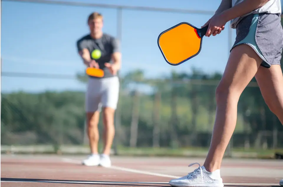 Pickleball players in India