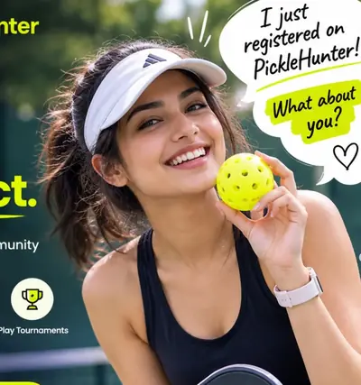 Pickleball player